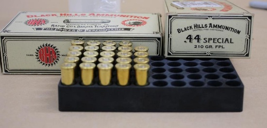 74 Rounds Black Hills 44 Special Ammunition