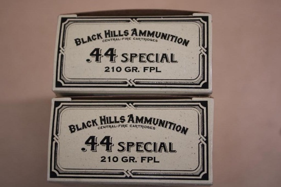 100 Pieces Black Hills Ammunition 44 Special Ammunition