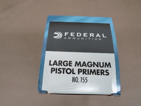 Federal No 155 Large Magnum Pistol Primers NO SHIPPING