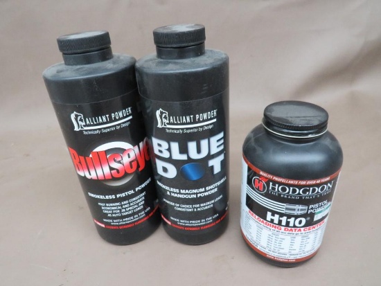Bullseye, Blue Dot and H110 Gunpowder NO SHIPPING