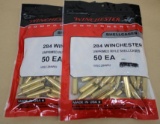 Two Packs of 50 Winchester 284 Win New Brass