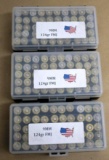150 Rounds Commercially Reloaded 9mm FMJ Ammunition in Cases