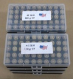 300 Rounds Commercially Reloaded 40 S&W Ammunition