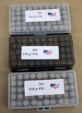 150 Rounds Commercially Reloaded 380 Ammunition in Ammo Cases