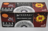 Box of 100 Federal 12 Gauge Shotgun Ammunition