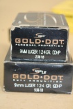 70 Rounds Speer Gold Dot 9mm Luger Ammunition