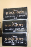 150 Rounds Speer LE Gold Dot 9mm Luger Ammunition