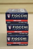 150 Rounds Fiocchi 9mm Luger Ammunition