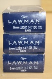 150 Rounds Speer Lawman 9mm Luger Ammunition