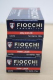 150 Rounds Fiocchi 9mm Luger Ammunition