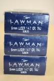 150 Rounds Speer Lawman 9mm Luger Ammunition