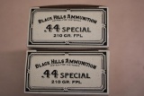 100 Pieces Black Hills Ammunition 44 Special Ammunition