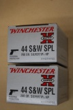 40 Rounds Winchester 44 S&W SPL Ammunition