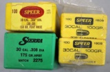 Mixed 30 Caliber Bullets for Reloading