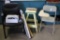 Metal Folding Writing Chair, Wood Stool, Mixed Lights, and More