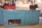 Steel-Topped Shop Cabinet and Contents