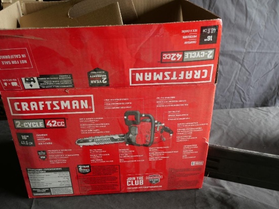 Craftsman 42cc Gas Chainsaw with 16" Bar!