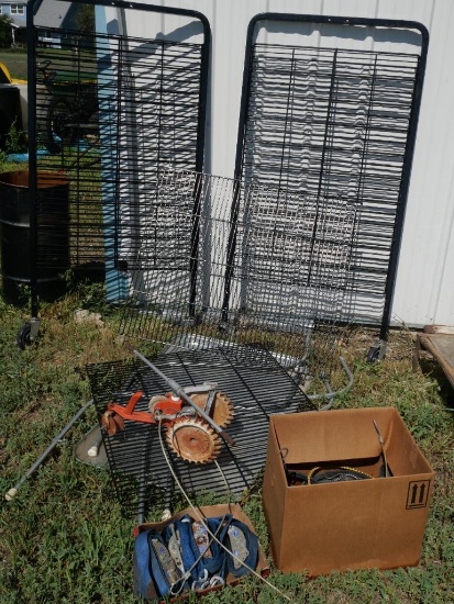 Bungee Cords, Cast Iron Tractor Sprinkler & Metal Goods