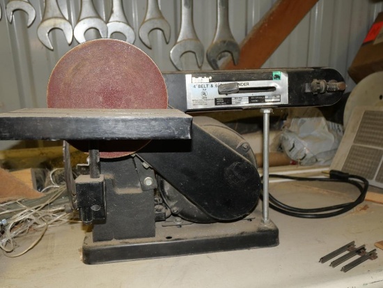 Buffalo 4" Belt & 6" Disc Sander