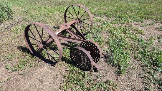 Primitive Axle and Wheels