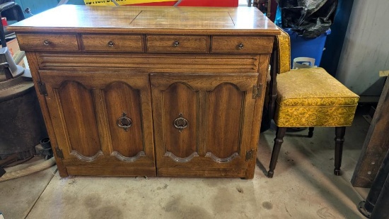 Sewing Cabinet and Machine