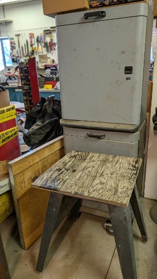 Storage Cabinets and Work Table