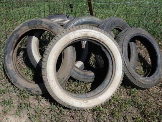 Six Model A Style Tires