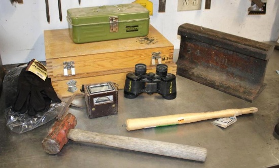 Bushnell Binoculars, Survey Tool, and More Mixed Shop Goods