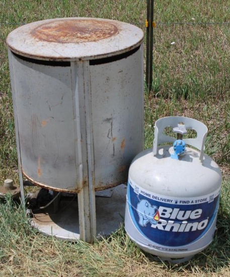 Propane Space Heater with Filled Propane Canister *NO SHIPPING*