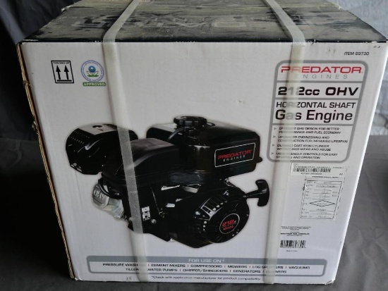 New Predator 212 CC Gas Engine