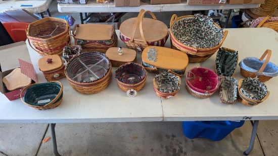Christmas Longaberger Basket Assortment