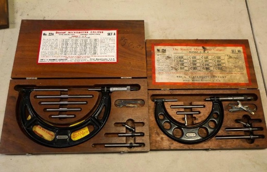 Two Starrett Micrometers!