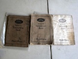 Three Model A Instruction Books!
