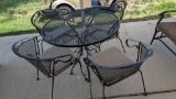 Wrought Iron Patio Set