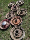 Eight Model A Wheels
