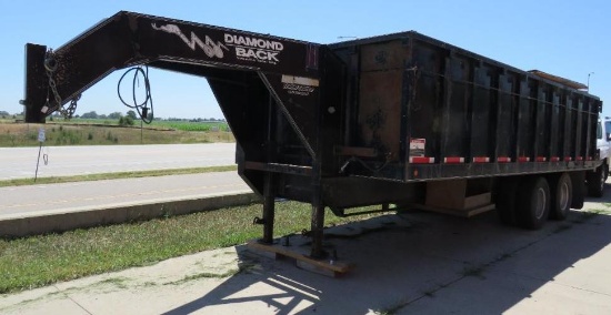 2007 INNV Diamondback Goose Neck Dump Trailer