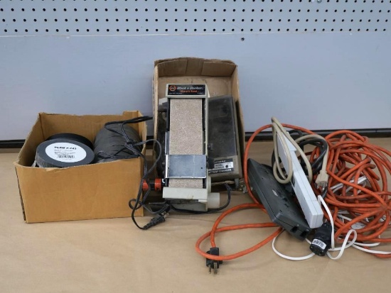 Decker Sharp Black & Decker Sharp N Sand & Box of Black Paper Tape | Online Auctions ...