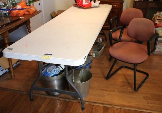 Lifetime Portable Table with Two Chairs