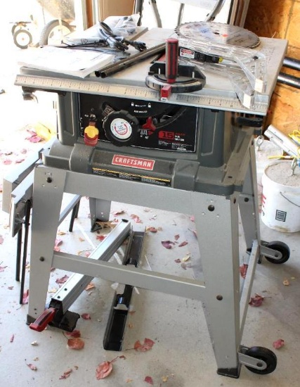 Craftsman 10" Table Saw with Components
