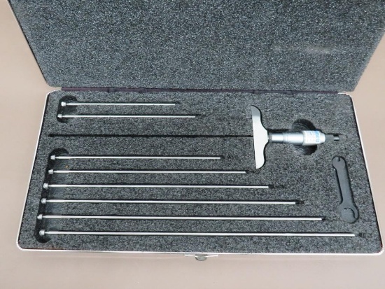 Starrett #445 Depth Micrometer Set