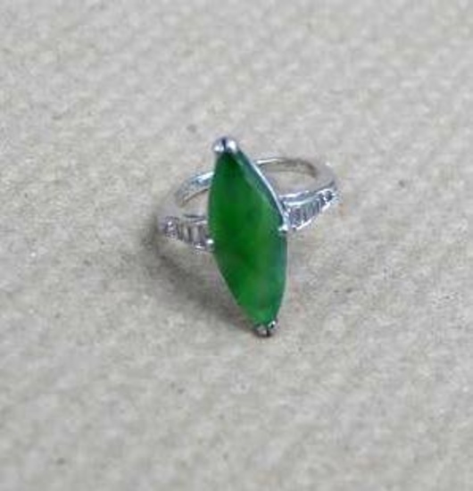 Gorgeous 14K White Gold Cocktail Ring