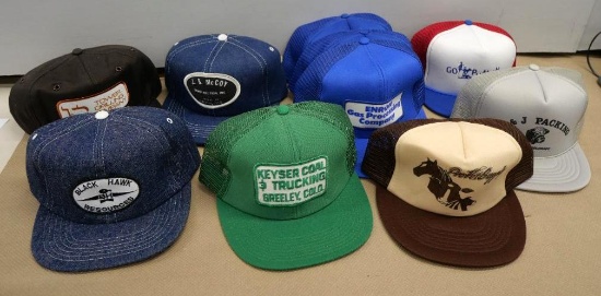 Ten Vintage Snapback Trucker Hats