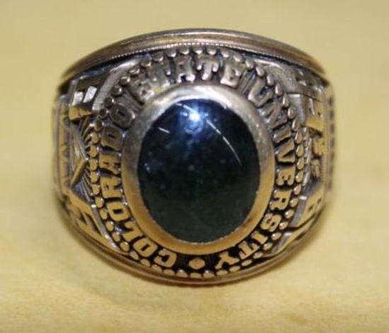 10K Gold Men's Class Ring 1968 CSU