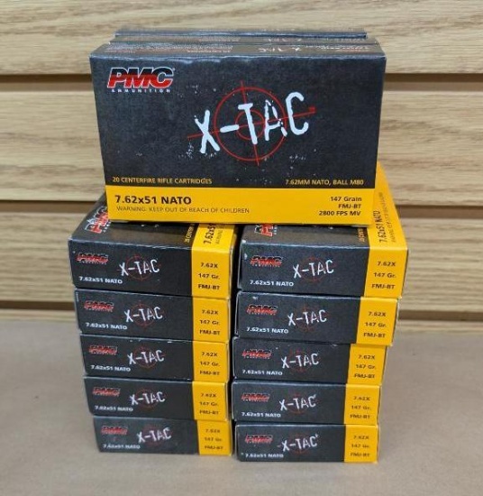 PMC X-Tac 7.62 x 51 NATO Ammunition