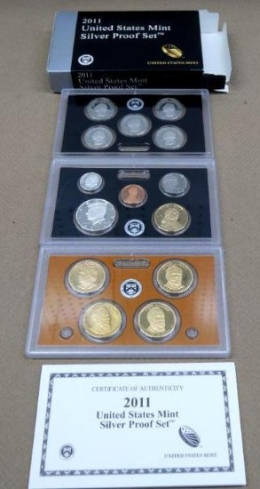2011 US Mint Silver Proof Set