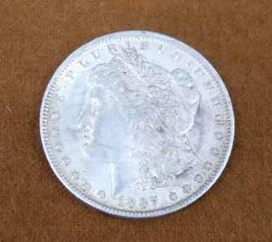 1887-O Morgan Silver Dollar