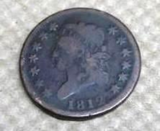 1812 Large One Cent Coin