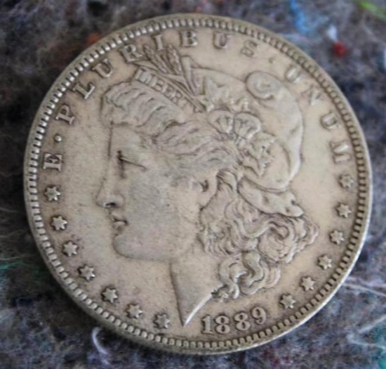 US Morgan Silver Dollar 1889-O