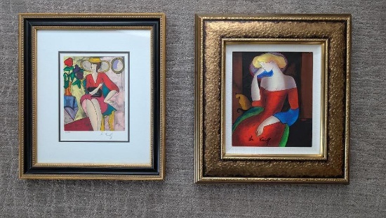 Framed Linda Le Kinff Artwork