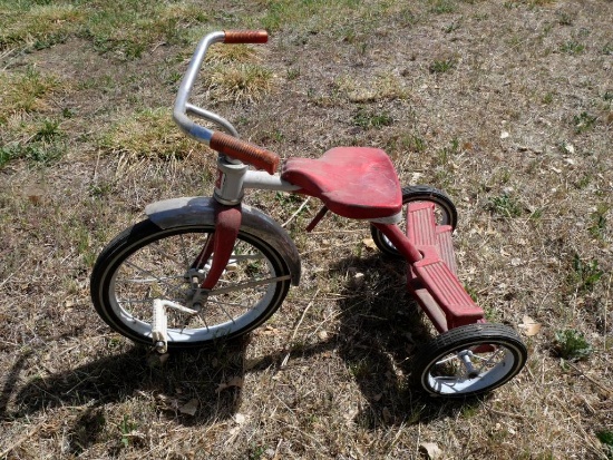 Vintage AMF Junior Red Metal Tricycle